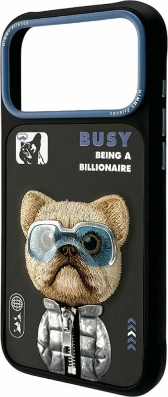 Mbrojtëse telefoni Nimmy Cool&Cute 2.0 për iPhone 17 Pro, e zezë