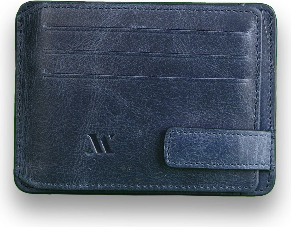 Portofol lëkure, ngjyrë kaltër, Zoozie Bags, 3543