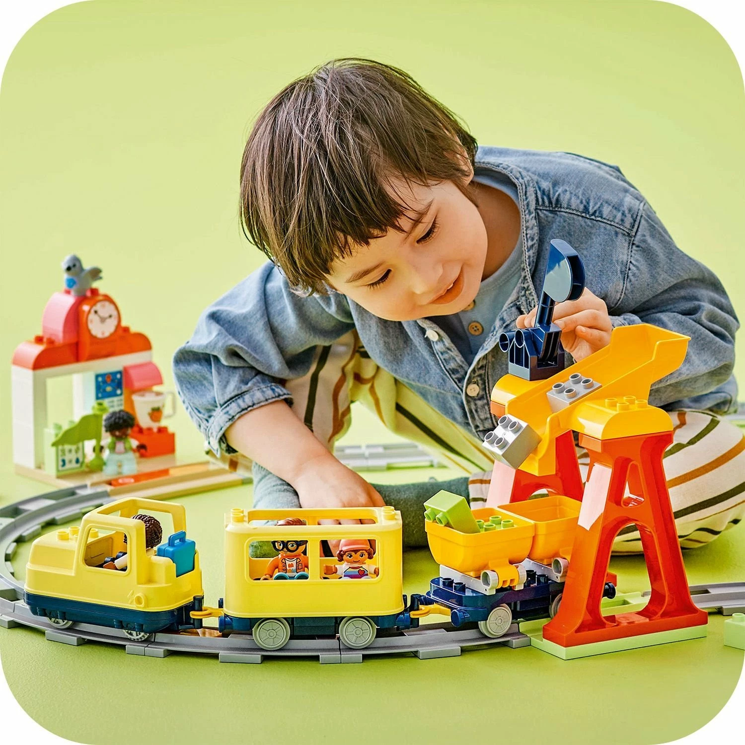 Set LEGO DUPLO tren interaktiv qyteti 10428, 103 copë