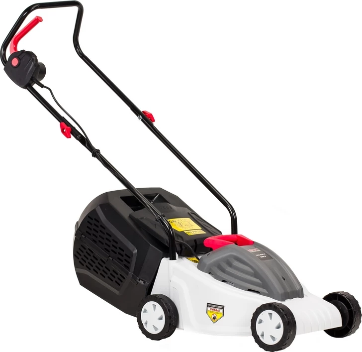 Kositëse bari elektrike NAC LE12-32-PI-J 1200W, 32 cm, kolektor 35 L, bardhë/zezë