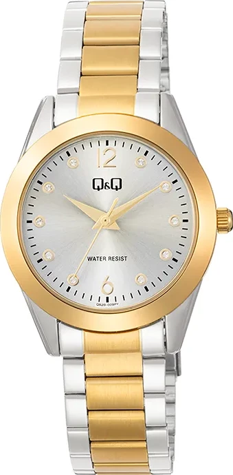 Orë dore Q&Q Q82B-009PY, e argjendtë/artë