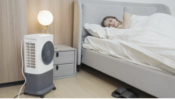 Ftohës ajri BECOOL BC6ACP2501W 6.5L 50W WiFi me telekomandë, bardhë/gri