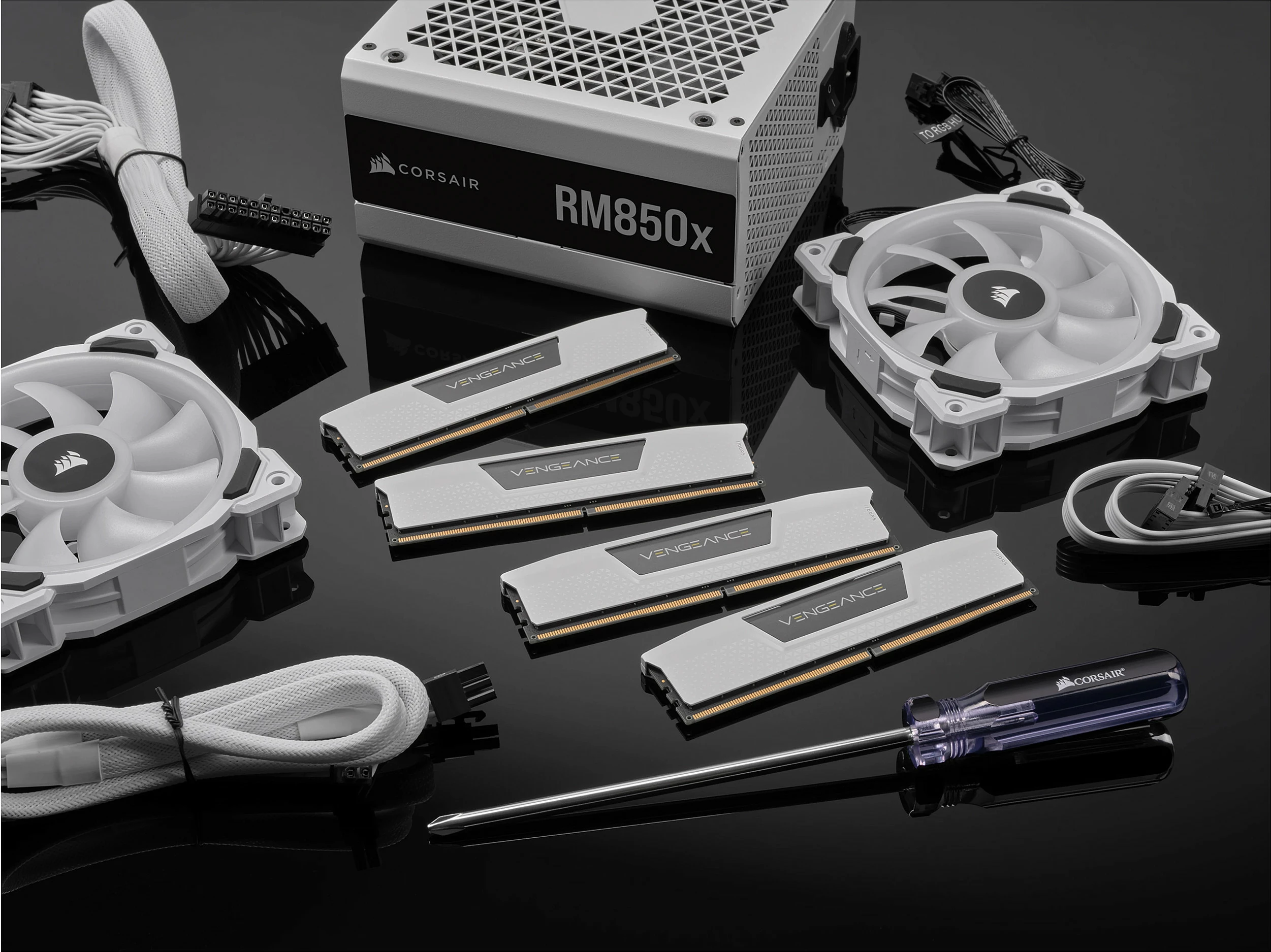 RAM Memorje Corsair Vengeance 32GB (2x16GB) DDR5 5200MHz, e bardhë