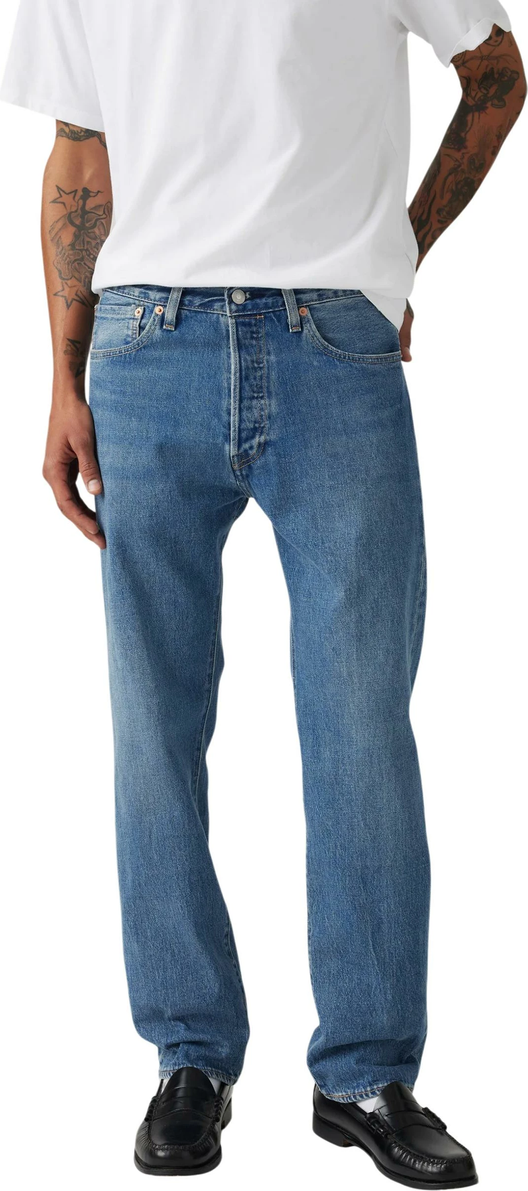 Xhinse për meshkuj Levi's 00501-3649, denim blu