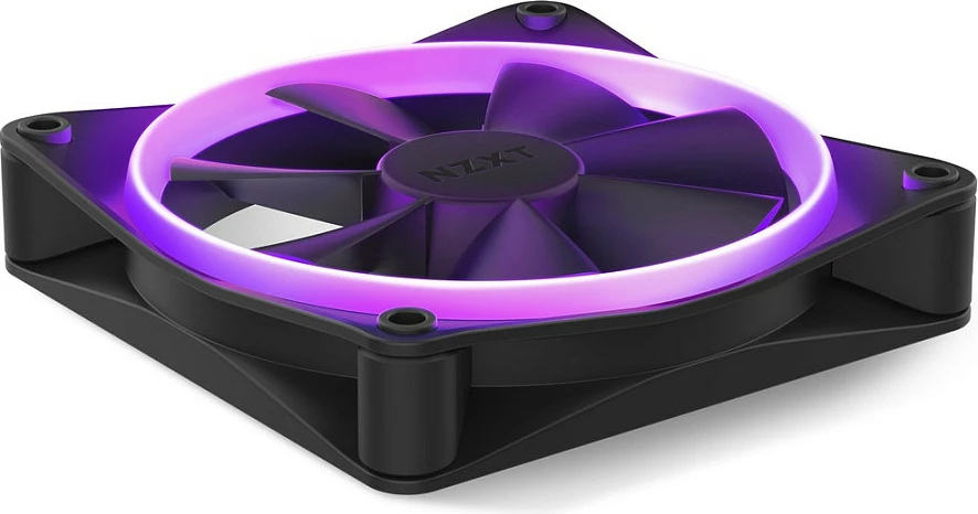 Fan NZXT F120 RGB, 120mm, PWM 4-pin, 500-1800 RPM, i zi