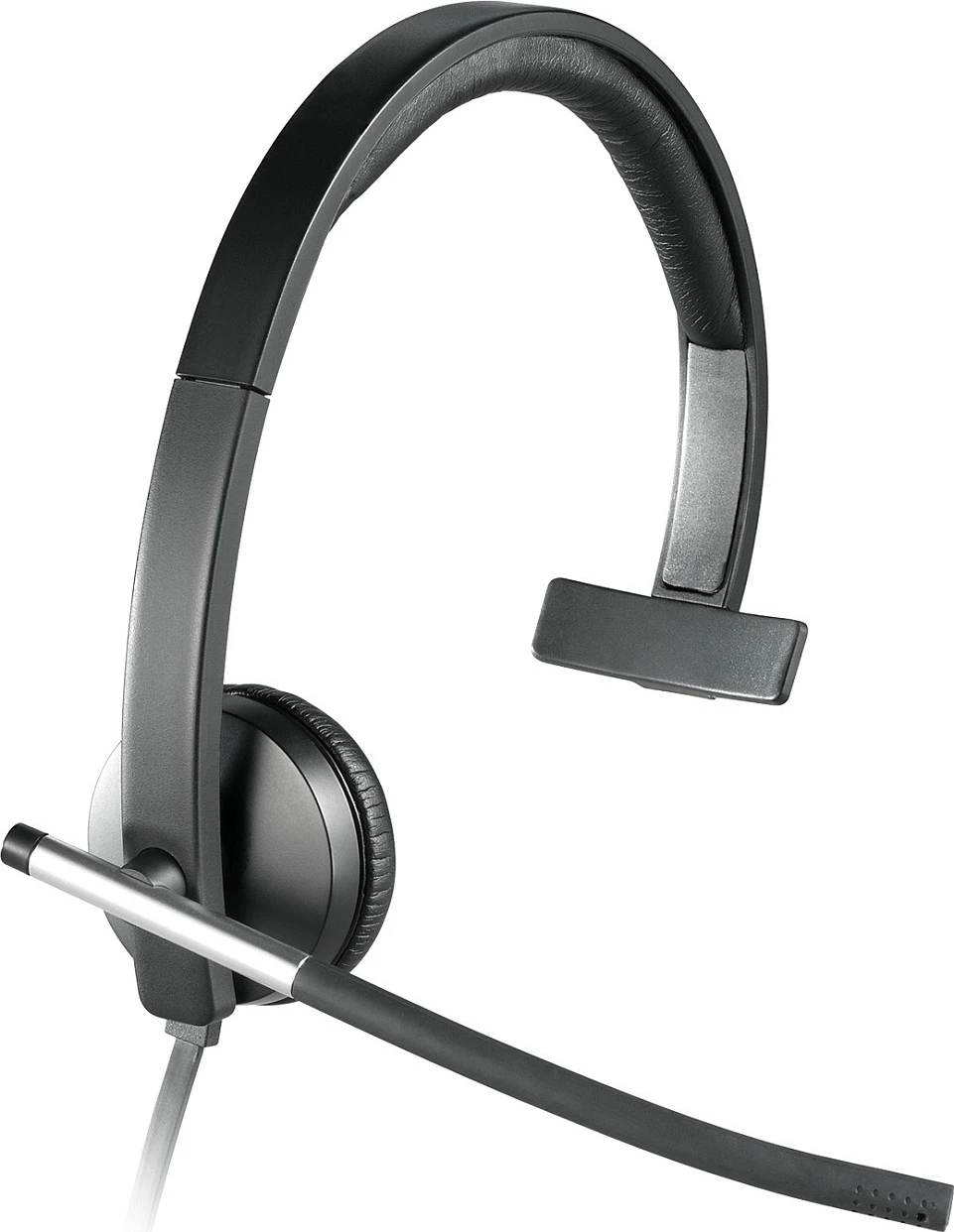 Kufje Logitech USB Mono H650e, Wired, Office/Call center, 50 - 10000 Hz, 93 g, Headset, Black, Silver