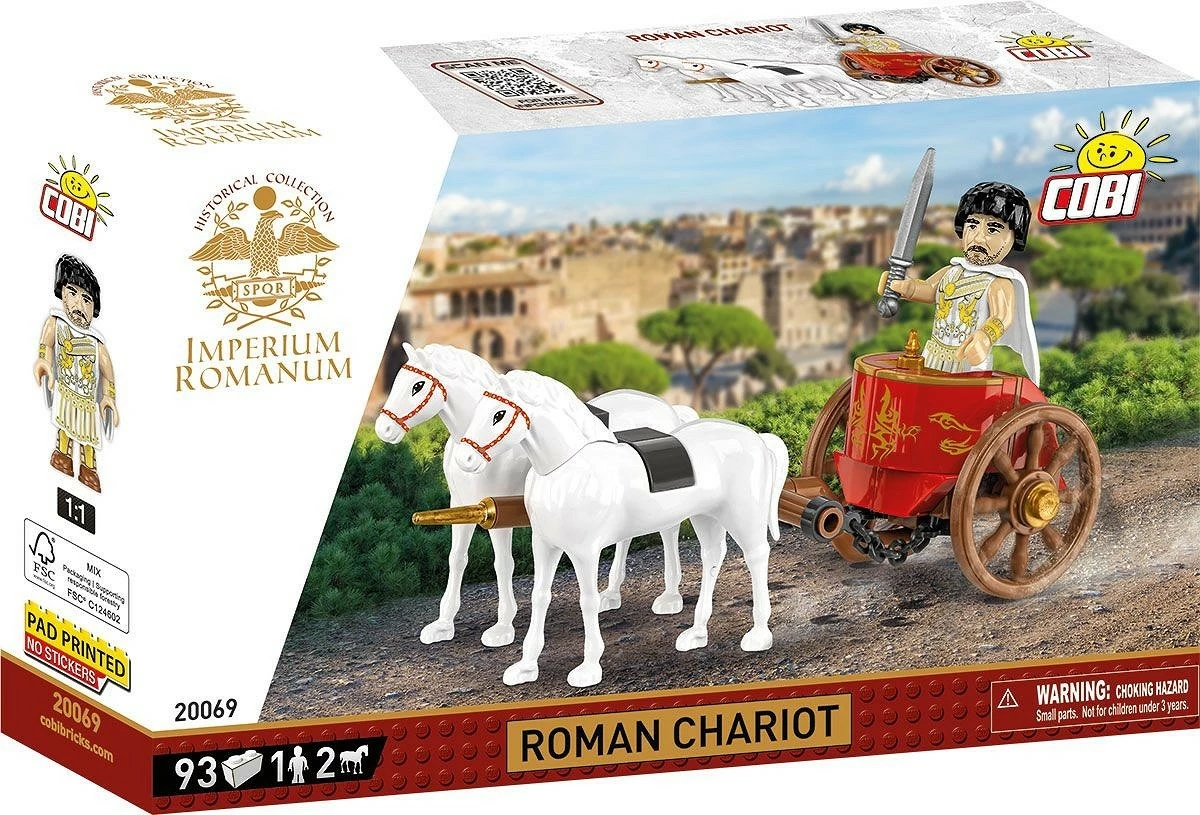 Set blloqesh Cobi Klocki Imperium Romanum Chariot, 93 pjesë, plastikë