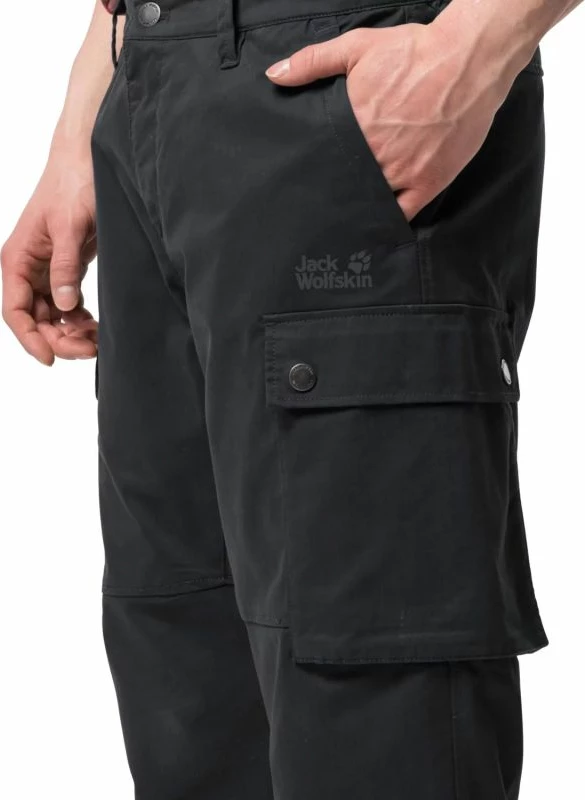 Pantallona cargo Jack Wolfskin për meshkuj, të zeza [Madhësia: 28]
