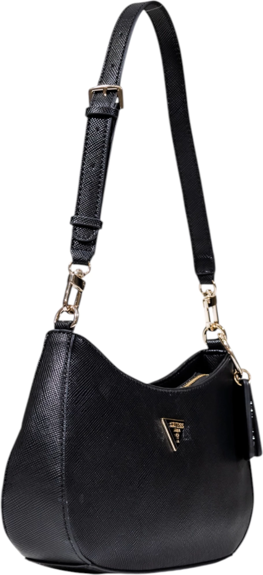 Çantë supi Guess Noelle II Top Zip HWZG96 72180 për femra, e zezë