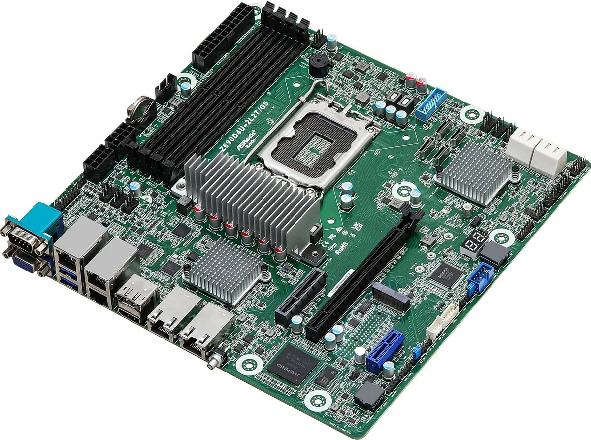 Pllakë amë ASRock Z690D4U-2L2T/G5, micro ATX, Socket 1700, DDR5, 4x LAN