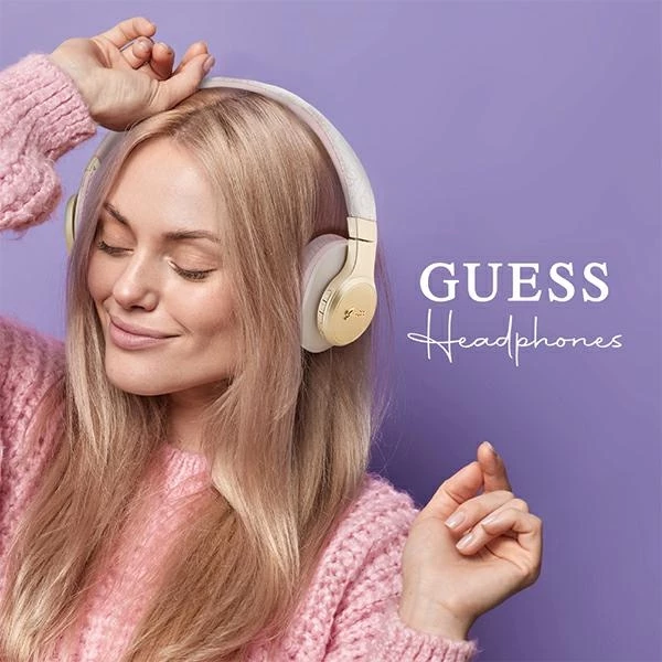 Kufje Bluetooth Guess GUBH604GEMP, on-ear, 32 orë, rozë