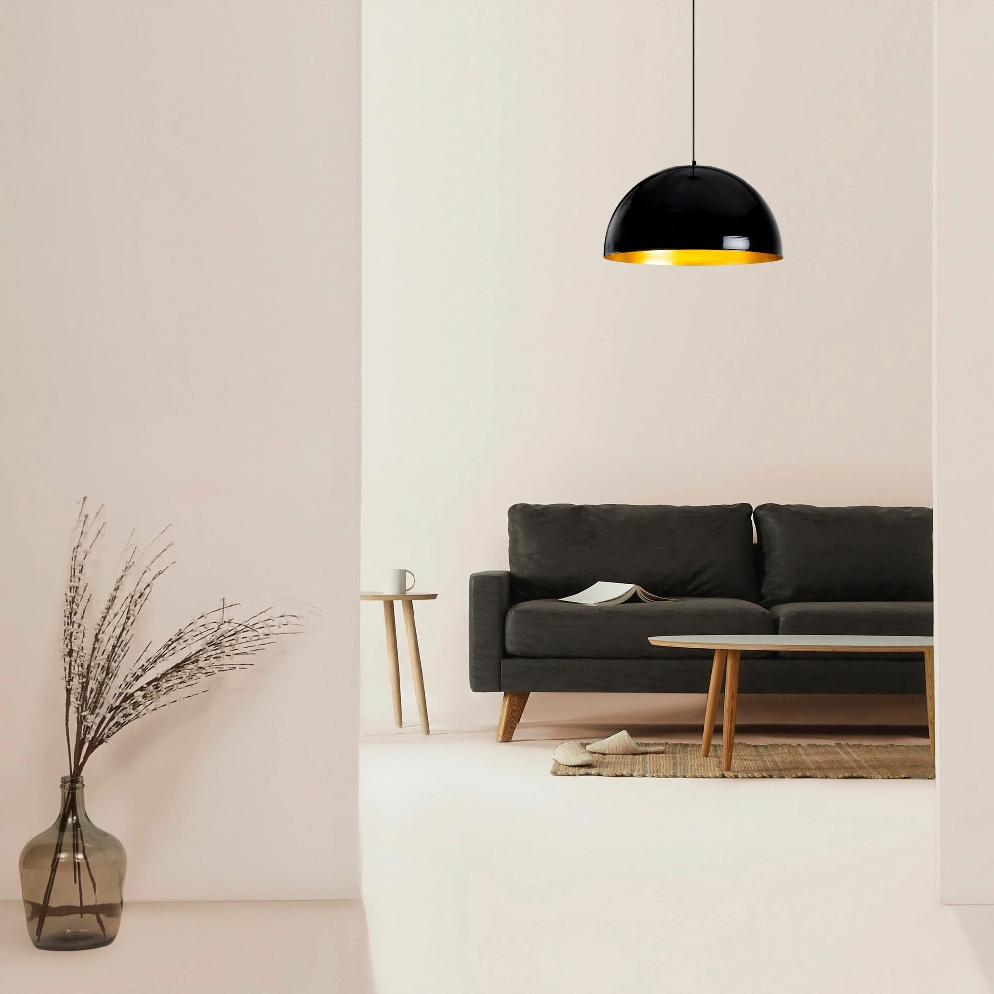 Llambë tavani Opviq, Berceste - 235-S, ngjyrë e zezë