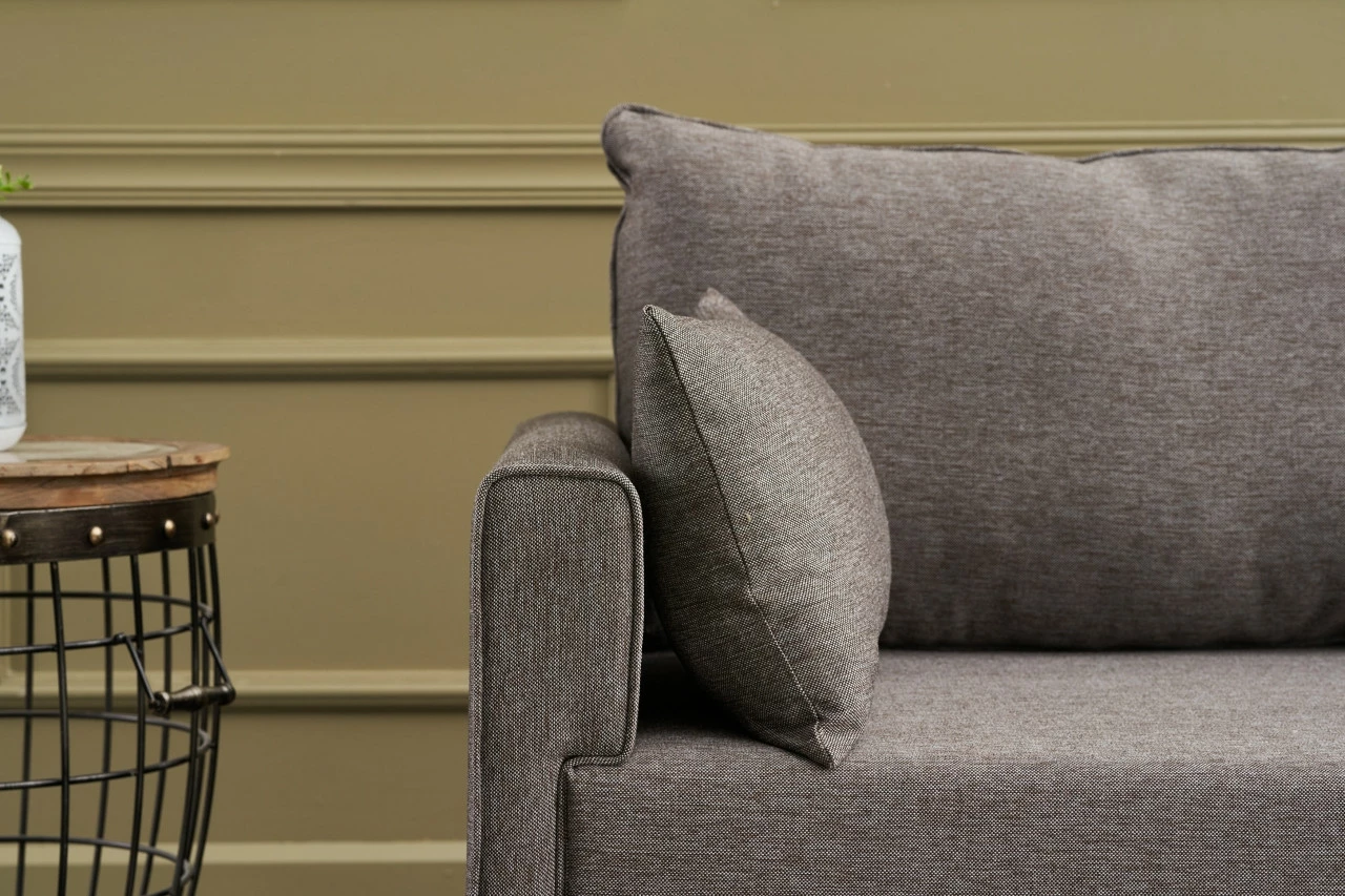 Divan treshe Atelier del Sofa, Bella, ngjyrë kafe