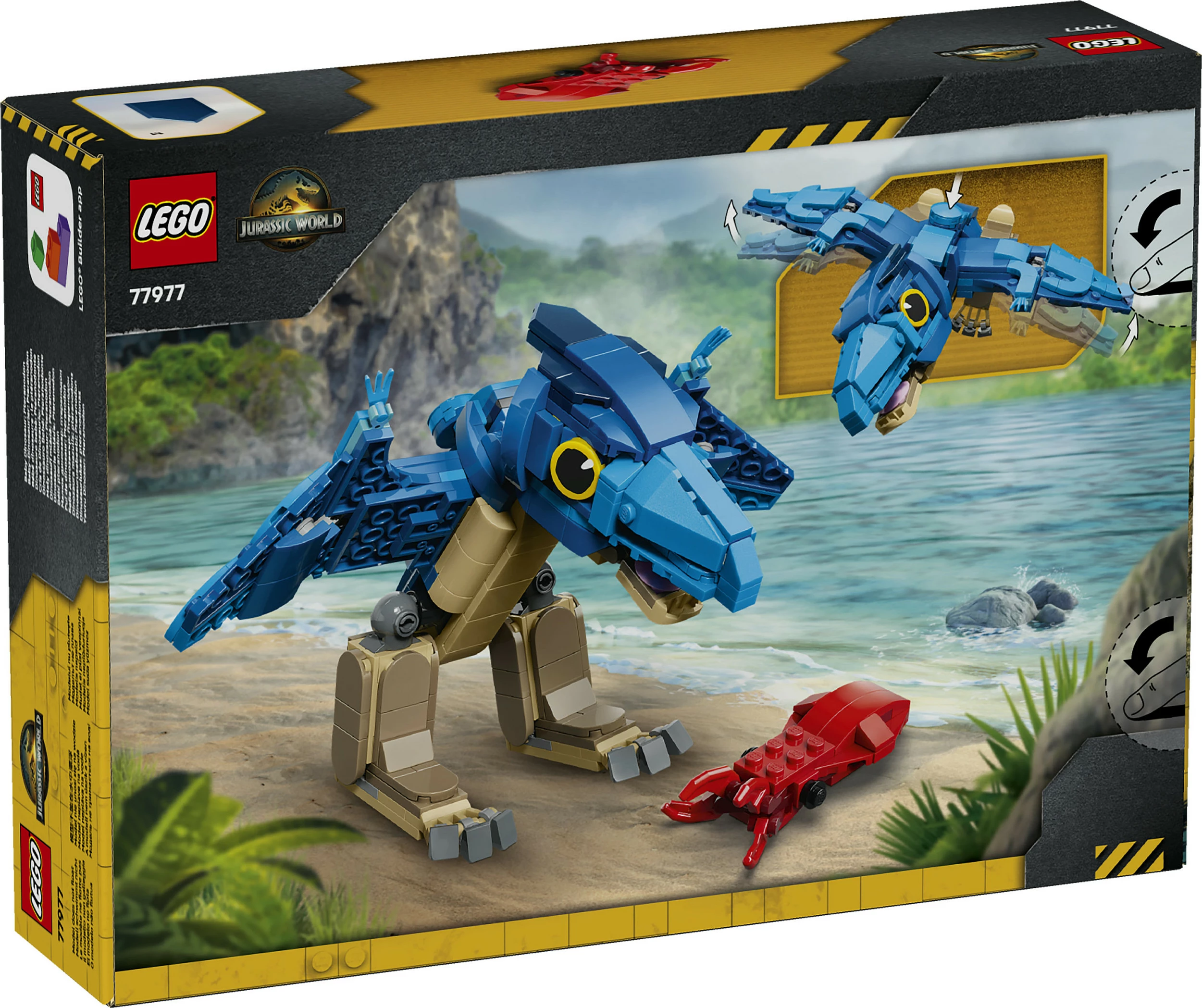 Set LEGO Jurassic World 77977 Baby Pteranodon, 373 copë, 7+, blu