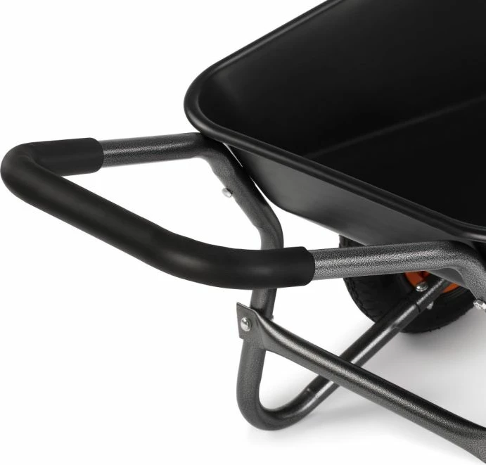 Karrocë dore kopshti VONHAUS 15/320, 78L, kapacitet 100 kg, 2 rrota, e zezë