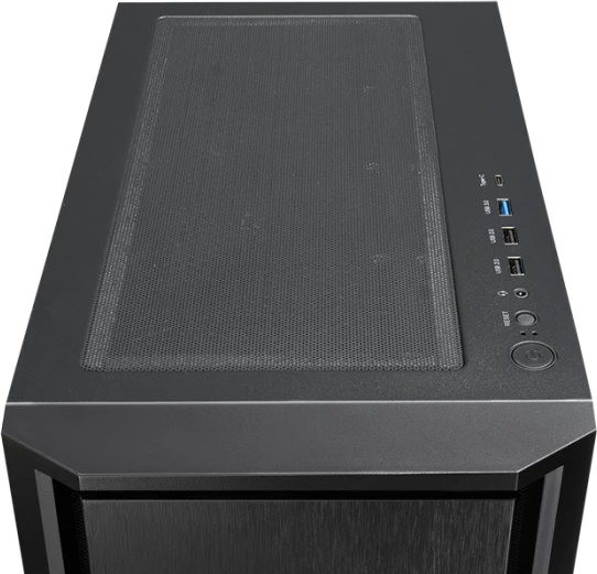 Kasë CHIEFTEC Pro Midi TG AS-02B-TG-OP, ATX, e zezë