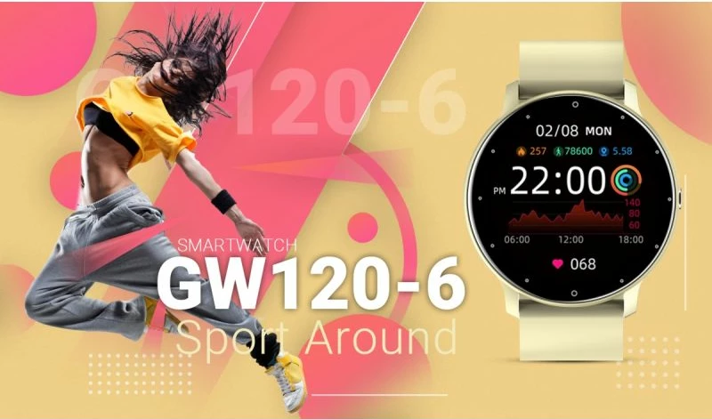 Smartwatch Giewont, ecru