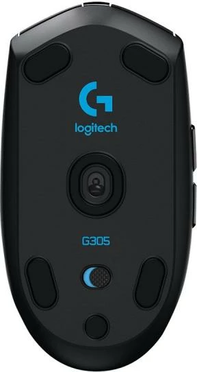 Maus gaming wireless, Logitech, G305 LIGHTSPEED 910-005283, HERO 200–12,000 DPI, 6 butona, 1 ms nano USB, e zezë