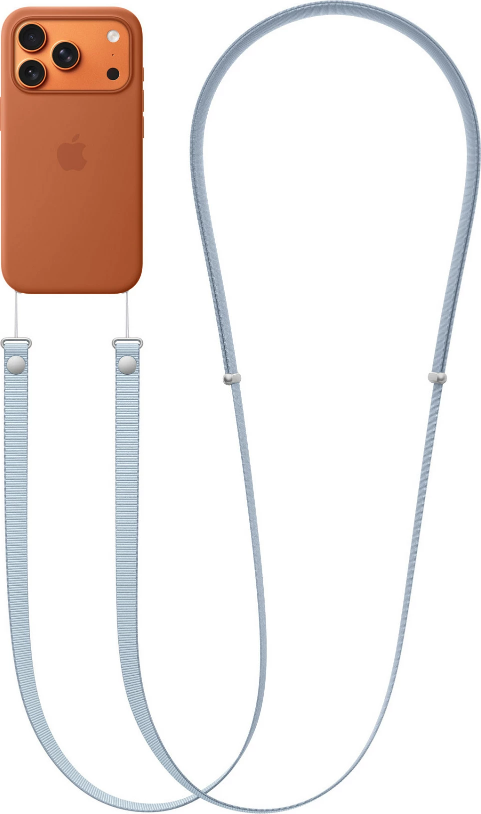 Rrip crossbody Apple, 2.08 m, rPET, Light Blue