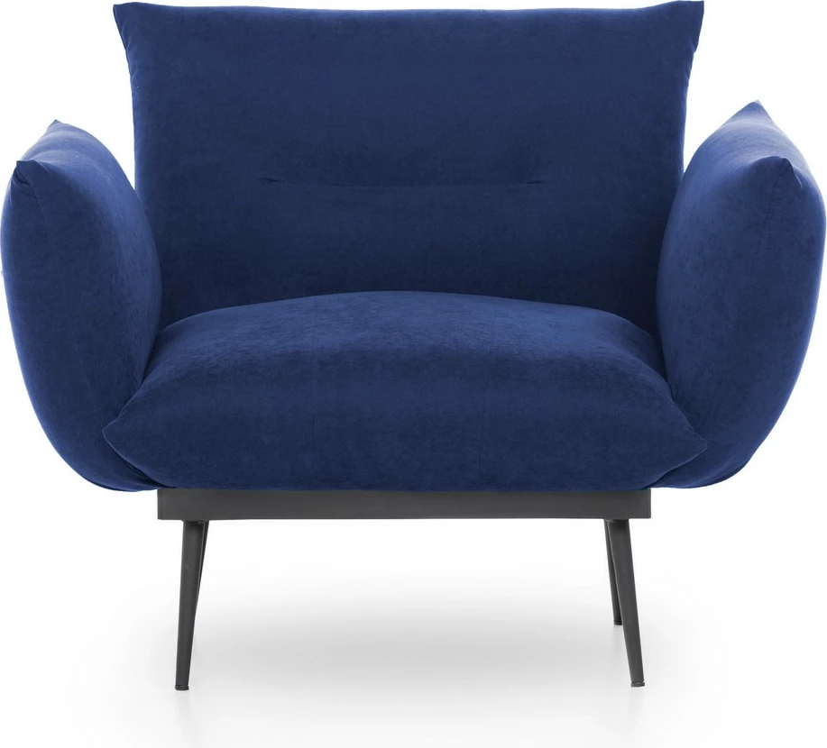 Karrige wing Jax Solo, ngjyrë blu e errët, Atelier del Sofa