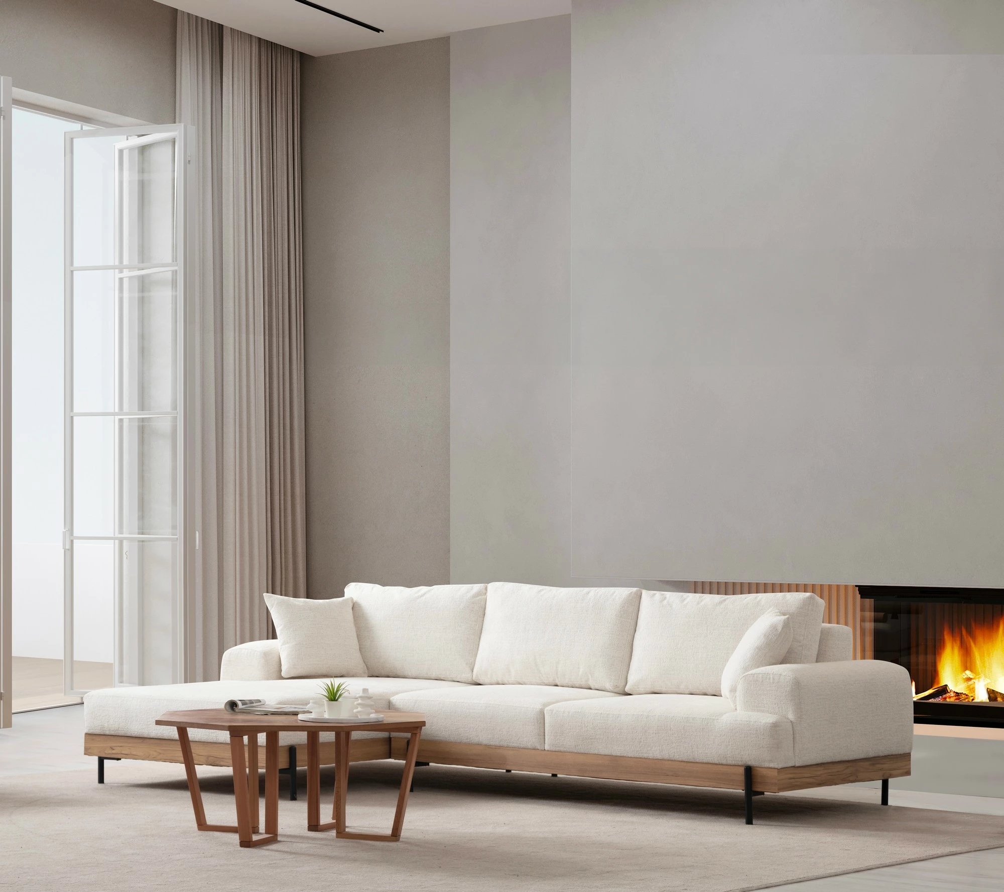 Këndare Atelier del Sofa, Eti Oak majtas, e bardhë