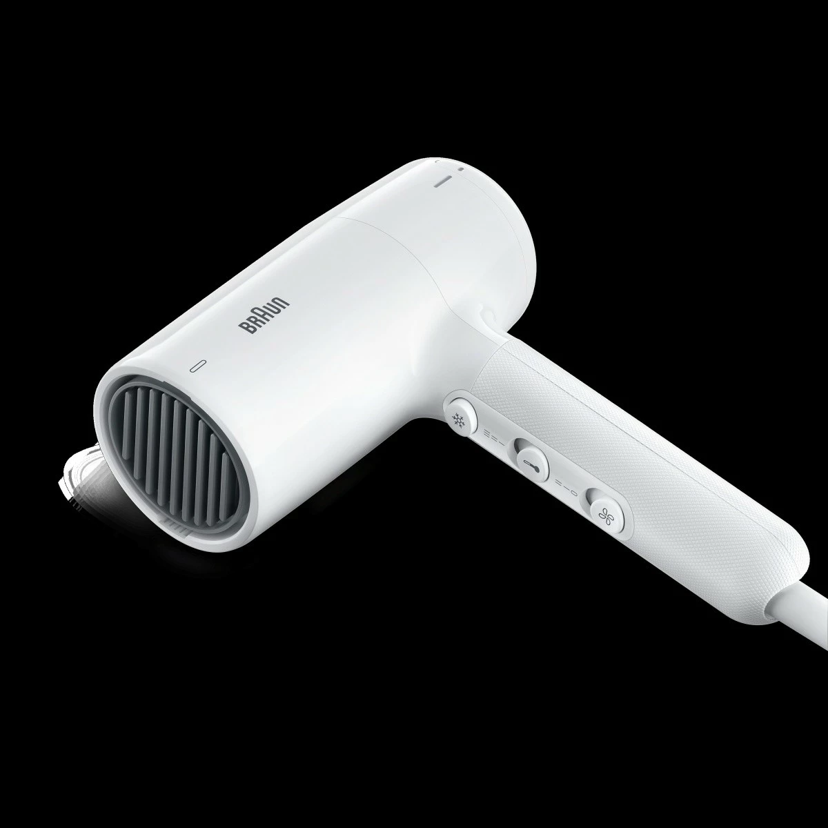 Tharëse flokësh Braun BRHD210E 2100W e bardhë me koncentrator