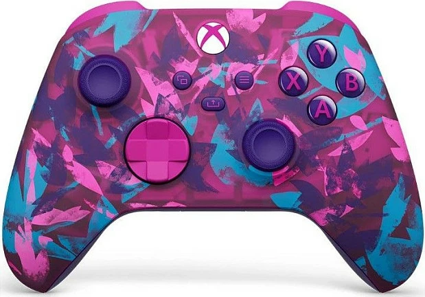 Kontroller wireless Microsoft Xbox Heart Breaker Special Edition, Bluetooth, 3.5 mm, rozë/vjollcë/kaltër