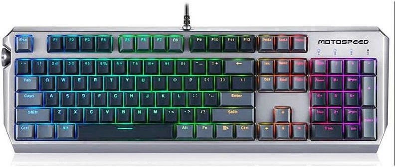 Tastierë MOTOSPEED CK80 - USB, gri
