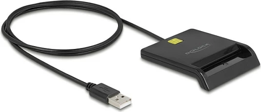 Lexues smartcard DeLOCK USB 2.0 (USB-A), Plug and Play, i zi