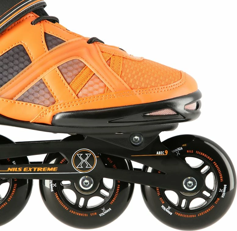 Rollera Nils Extreme NA14112, të zeza dhe portokalli, 39