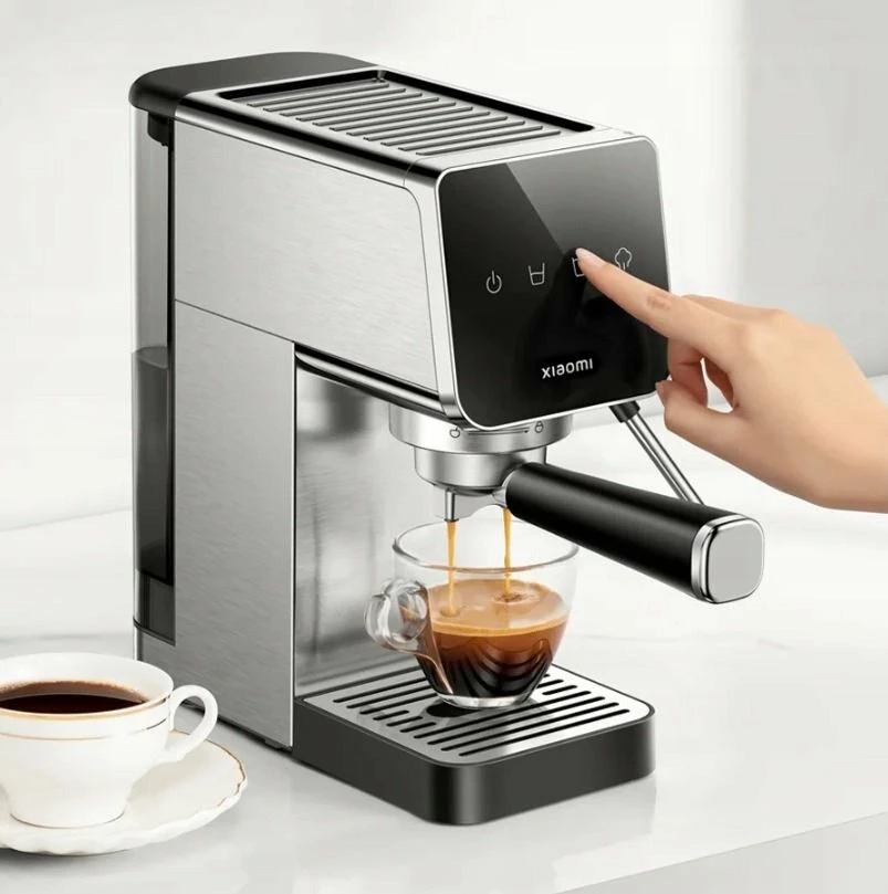 Aparat espresso gjysmë-automatik Xiaomi Semi-automatic Espresso Machine EU 62204 1350W 900ml 20 bar, argjendtë