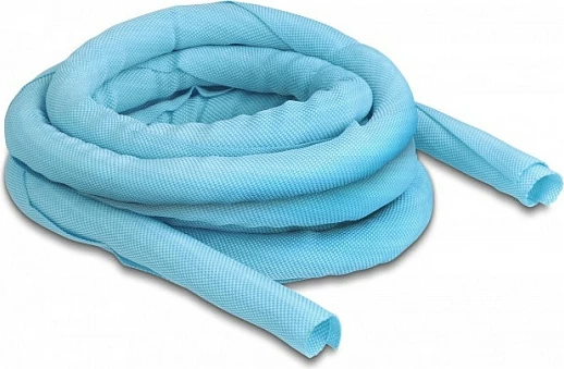 Mëngë e thurur për kabllo DeLOCK, 5 m x 16 mm, vetë-mbyllëse, -50–150°C, blu