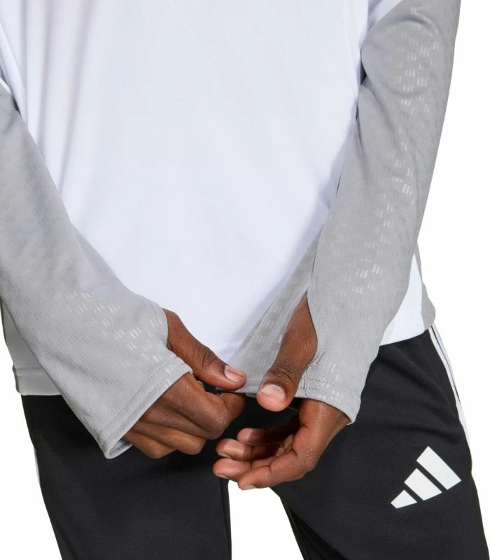 Maicë trajnimi për fëmijë adidas, bardhë-gri [Madhësia: 140 cm]
