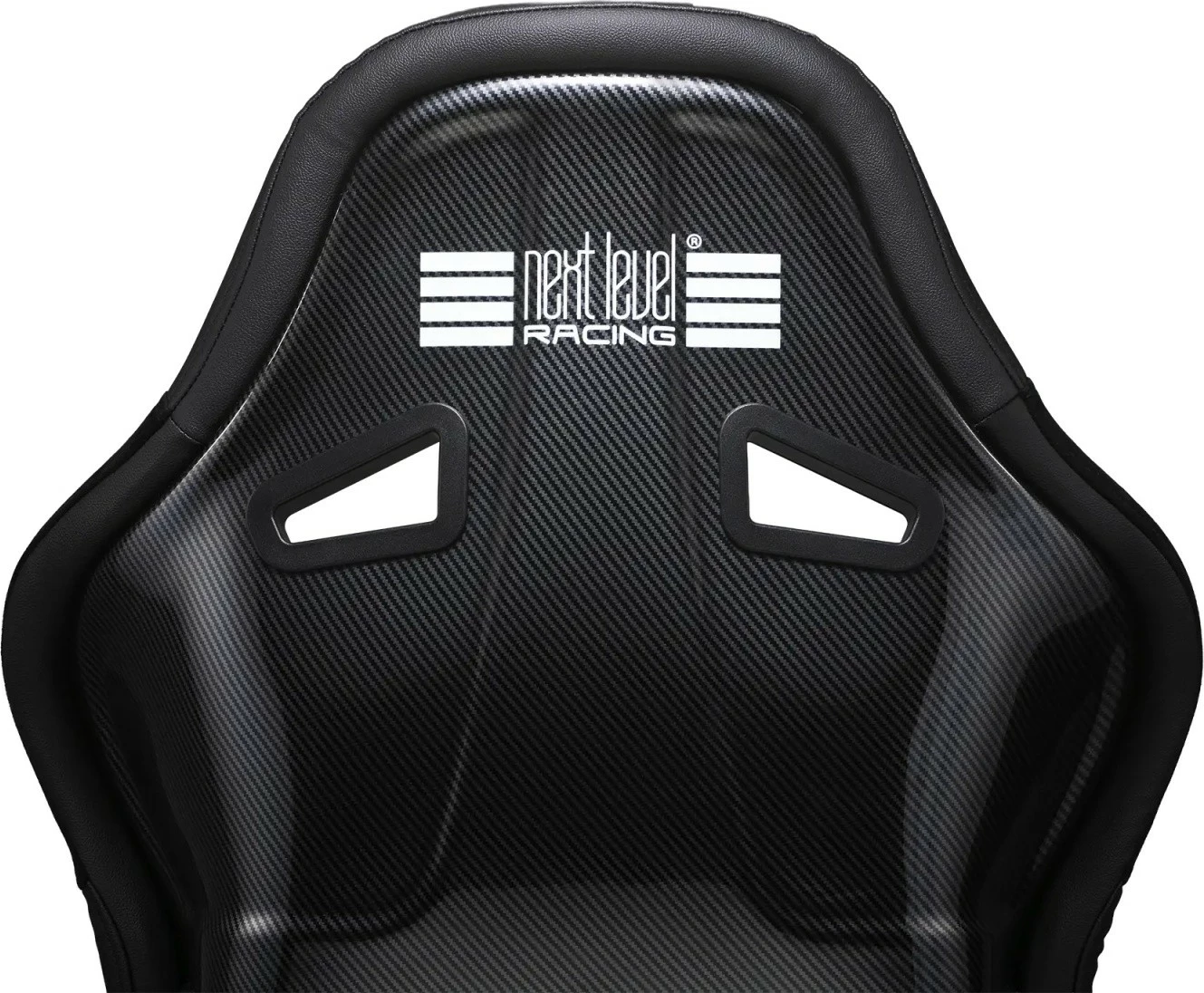fotelë sim racing Next Level Racing ES2 (NLR-E060), FIA licensed, carbon-style finish, e zezë