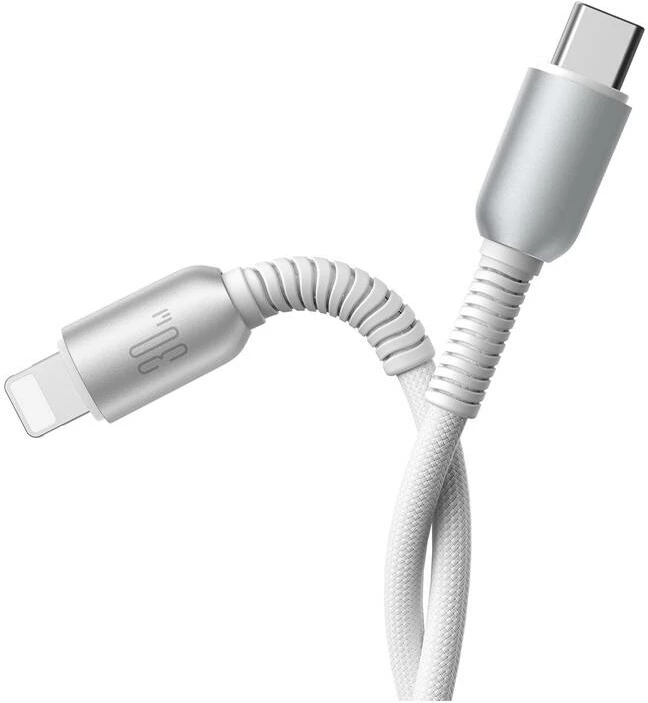 Kabllo USB-C në Lightning Joyroom S-A51, 1.2m, 30W, Gri