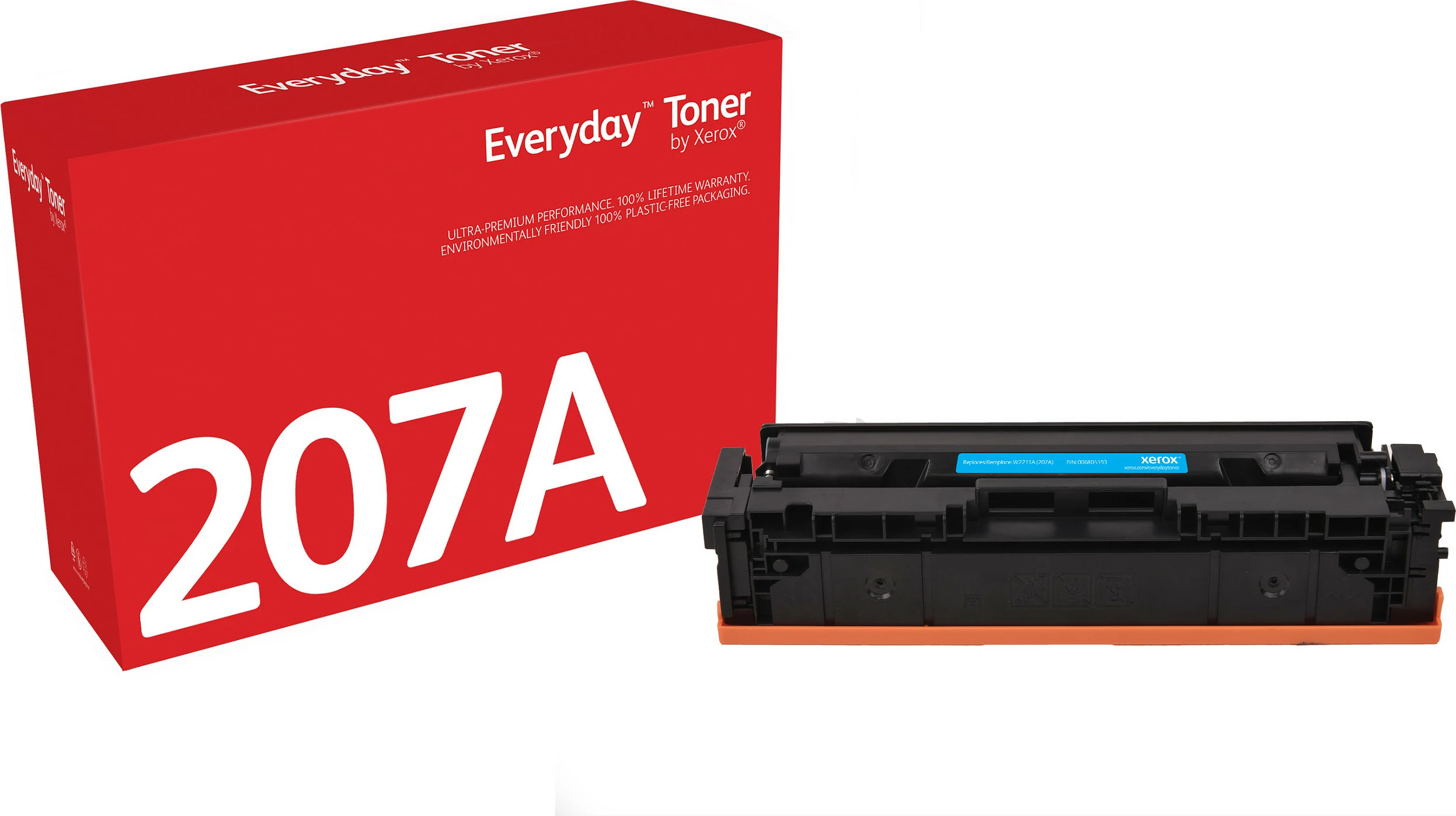 Toner Xerox Everyday 207A W2211A, kompatibil me HP, Cyan, 1250 faqe