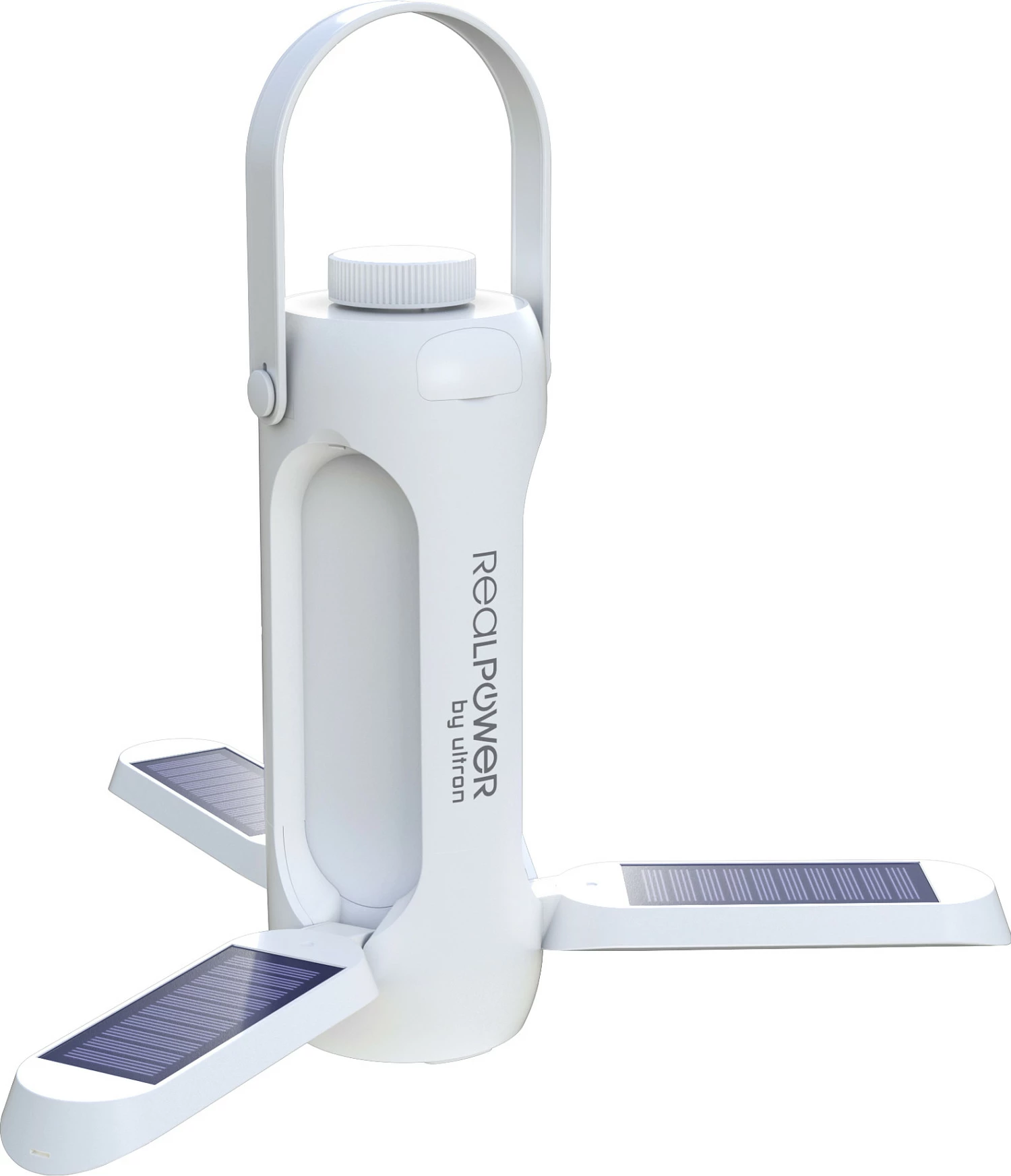 Llambë kampingu LED RealPower 463610, 6000mAh, USB-C, IP44, e bardhë