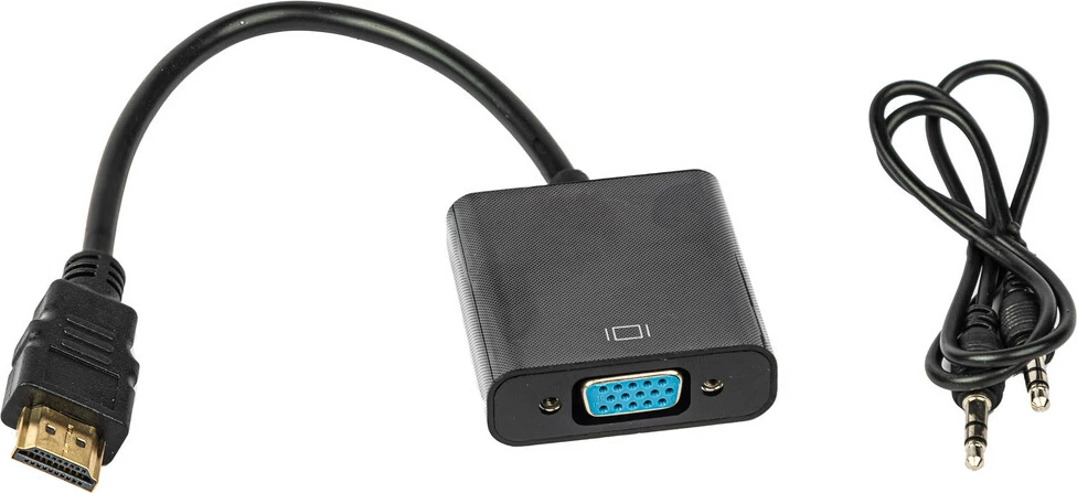 Kabllo pershtates HDMI ne VGA dhe AUX TECH TIME TT24012