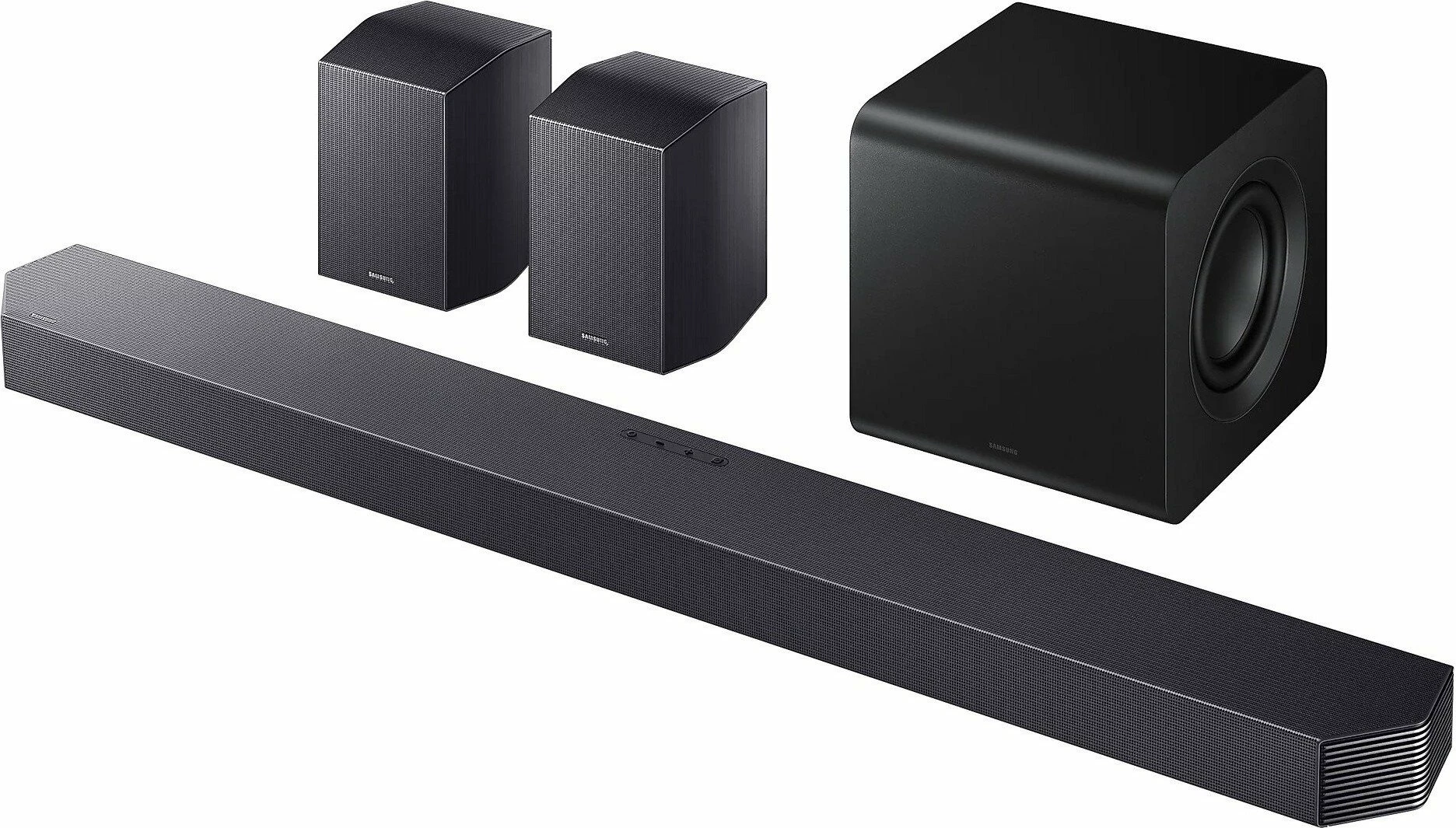 Soundbar Samsung HW-Q930F 9.1.4 540W, i zi, set me subwoofer dhe 2 altoparlantë surround