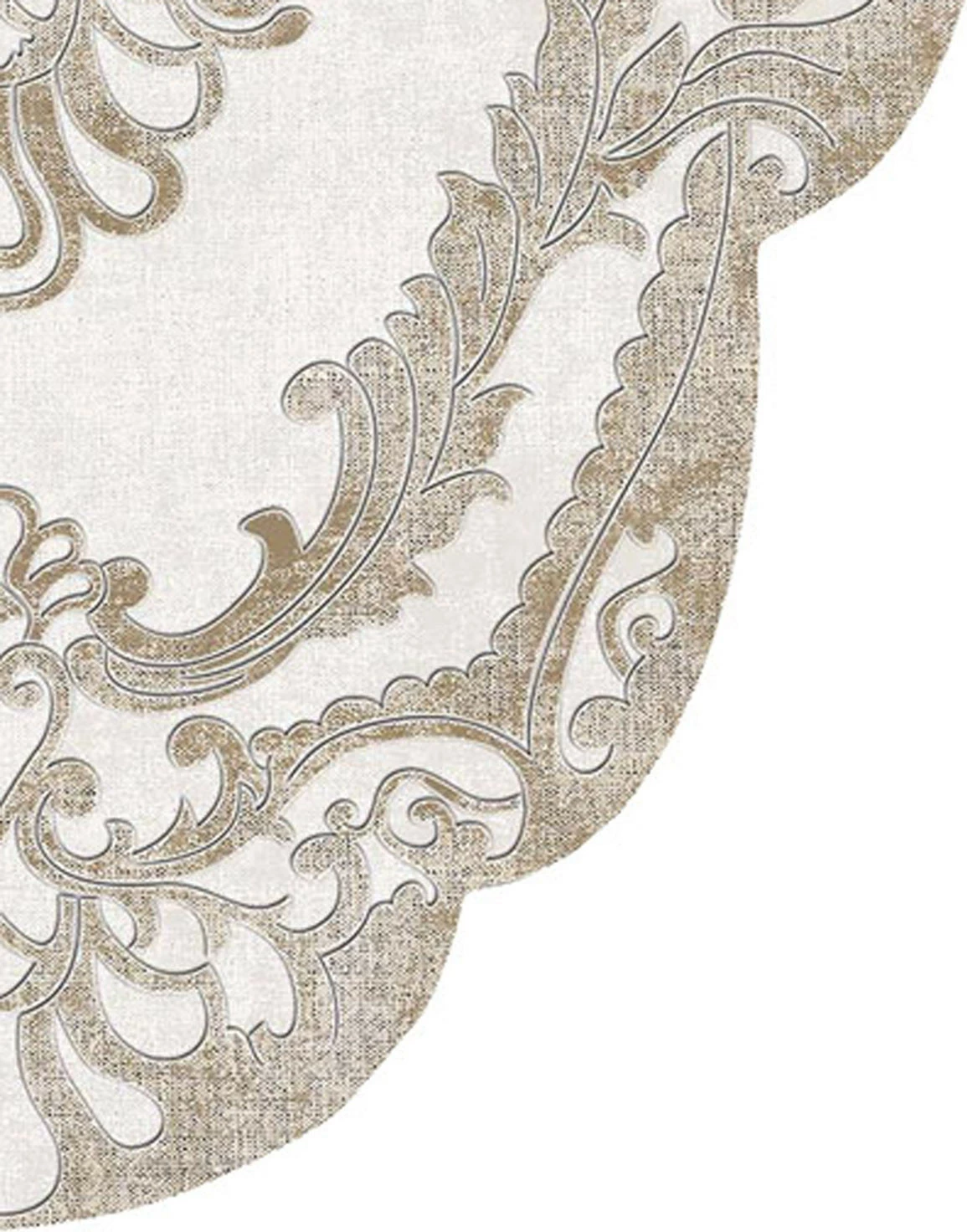 Set tapetesh për banjo (2 copë), Mijölnir, 21010715Bj, bezhë dhe e bardhë