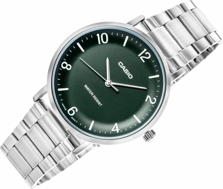 Orë dore për meshkuj CASIO, argjendtë