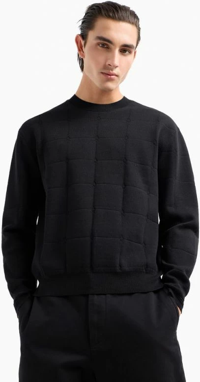 Duks për meshkuj Armani Exchange, i zi [Madhësia: L]