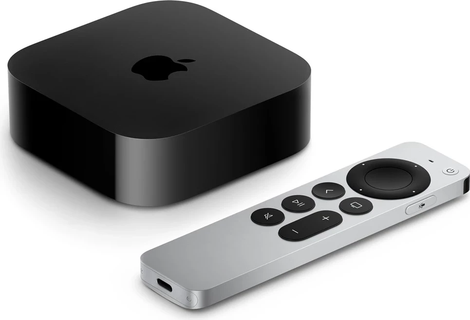 Apple TV 4K E zezë, argjend 4K Ultra HD 128 GB Wi-Fi Ethernet LAN