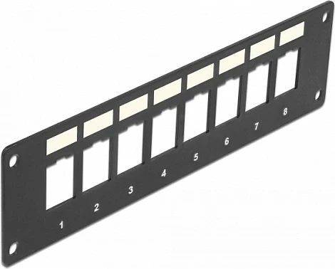Panel montimi Keystone DeLOCK 8 Port, flush mount, metal, 185 mm, i zi