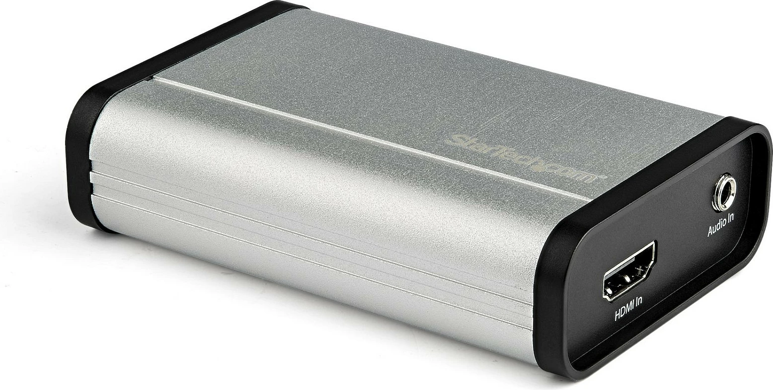 Pajisje kapjeje video StarTech HDMI në USB-C, UVC, 1080p 60fps, e zezë/argjendtë