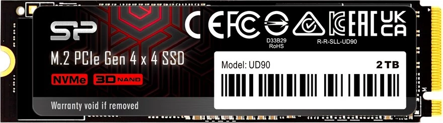SSD Silicon Power UD90, 4 TB, PCI Express 4.0