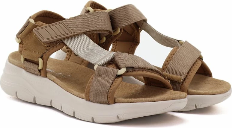 Sandale platforme për femra Artiker 58C1231, camel