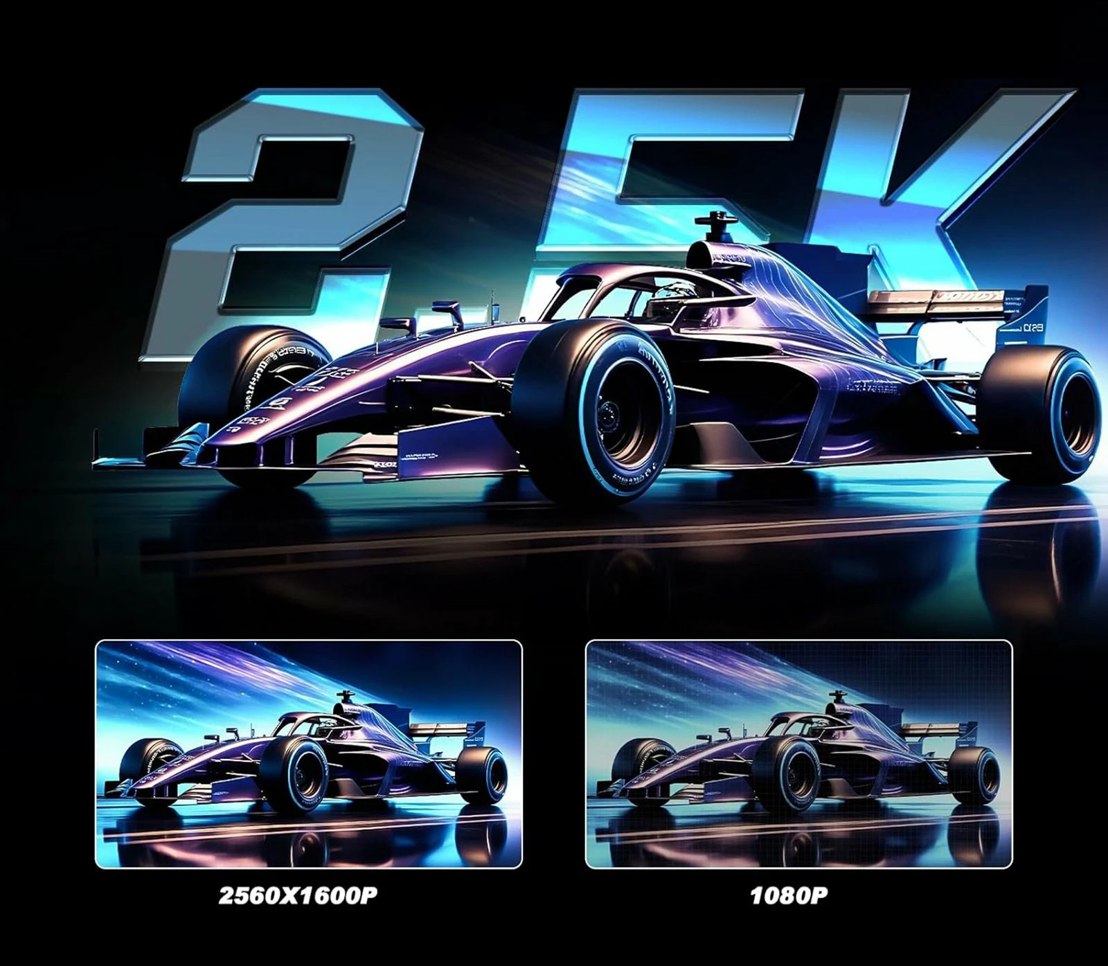 Monitor portativ Zeuslap P16K Pro 16\" 2.5K (2560x1600) IPS 165Hz 3ms 500 nits, zi