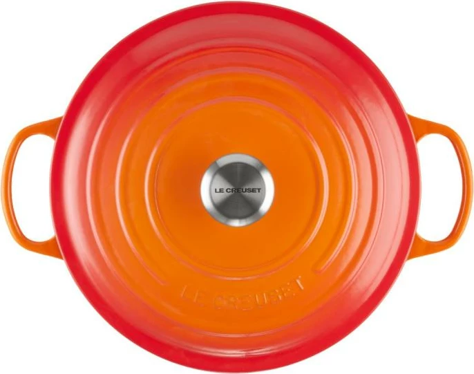 Kaserolë gize Le Creuset Signature round 28 cm 21177280902430 e kuqe