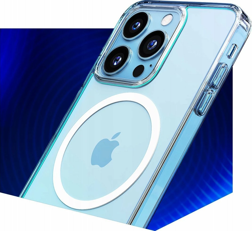 Mbështjellës 3MK MagCase për Apple iPhone 16 Pro Max, transparent